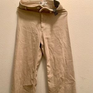 ZARA women’s marine straight jeans .